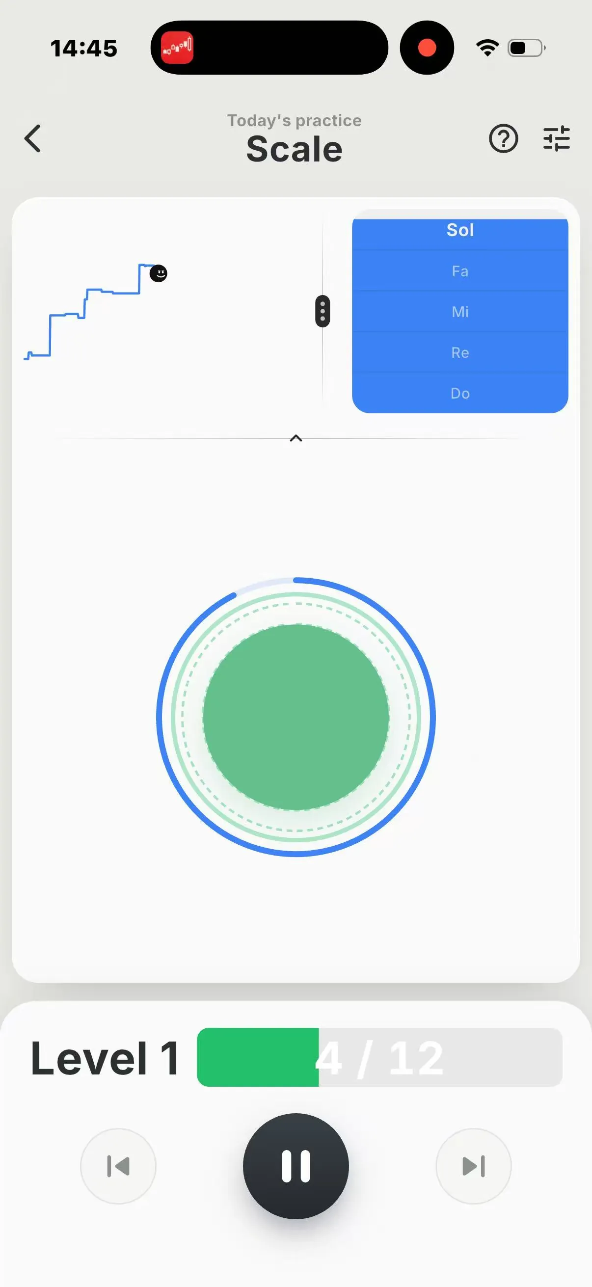INNVOX Scales app screenshot